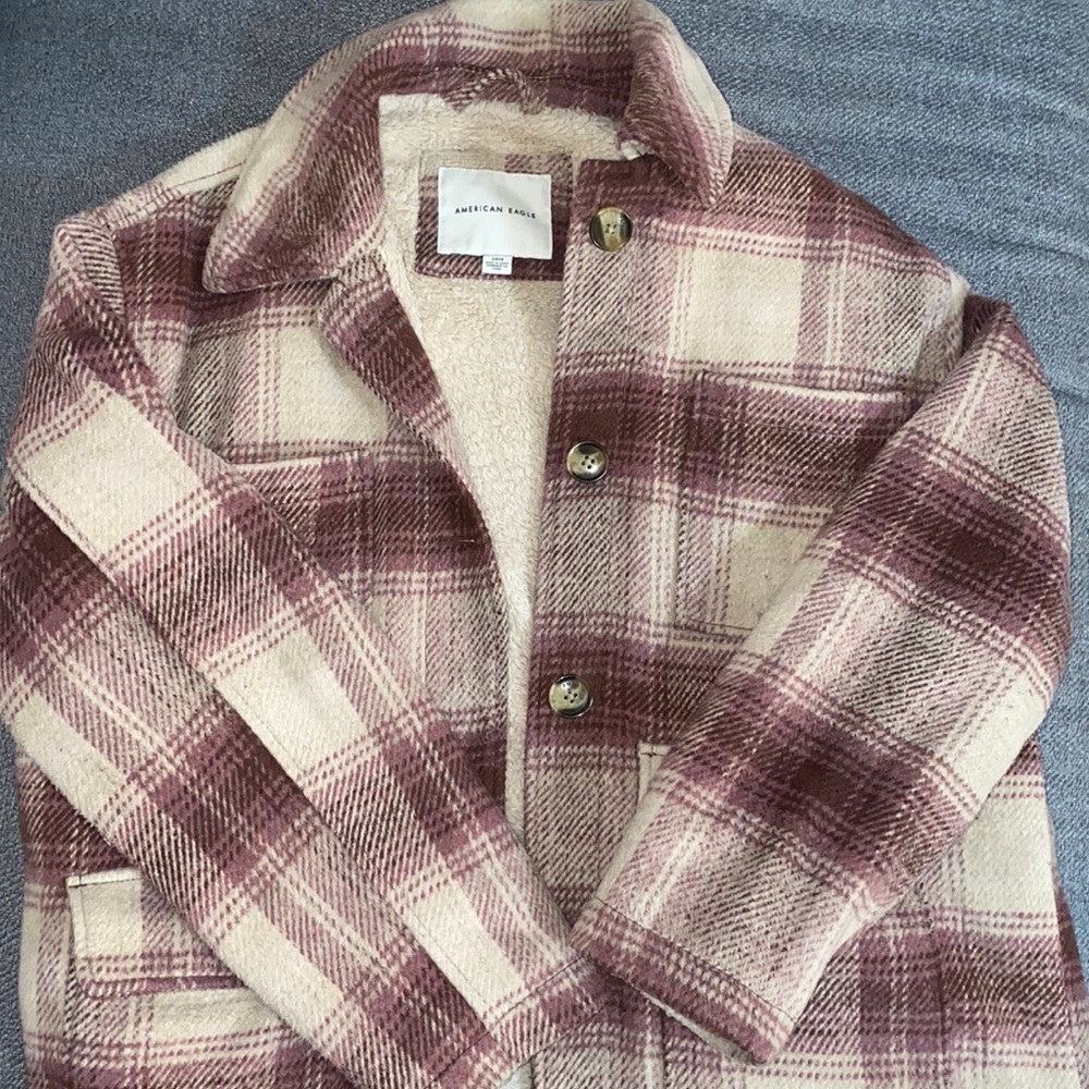 American Eagle- Flannel Coat